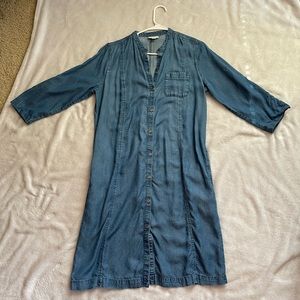 J.Jill Denim Button Dress